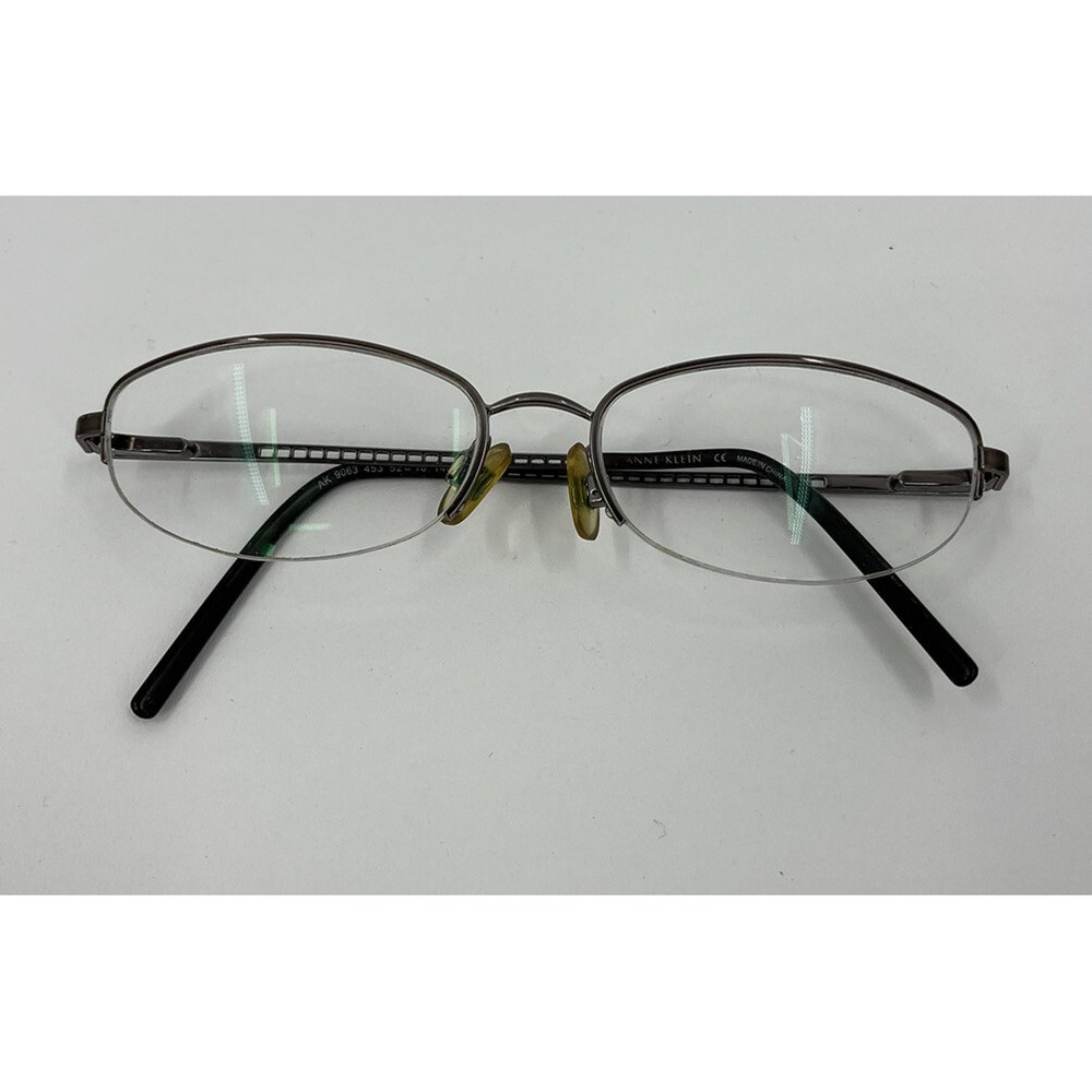 Anne Klein AK 9063 453 Half Rim Oval Eyeglasses Frames 52-16-140